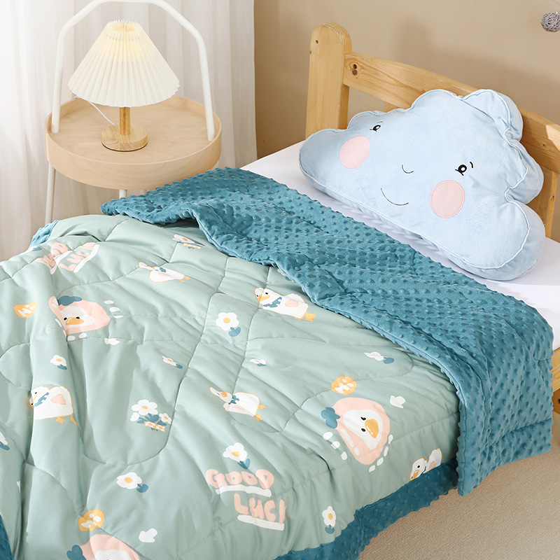 Bean Blanket – debela pleteni pamucna deka za bebe i djecu (3-8 godina), strojno pranje, jesen-zima