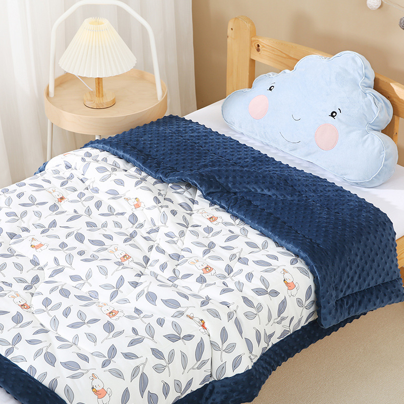 Bean Blanket – debela pleteni pamucna deka za bebe i djecu (3-8 godina), strojno pranje, jesen-zima