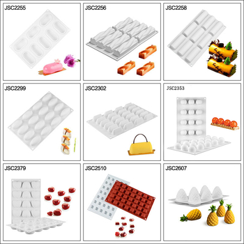 Silikónová forma na mousse tortu – obdĺžnikový tvar, na pečenie, prispôsobiteľná OEM/ODM