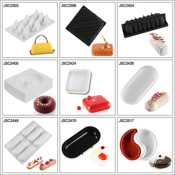 Silikónová forma na mousse tortu – obdĺžnikový tvar, na pečenie, prispôsobiteľná OEM/ODM