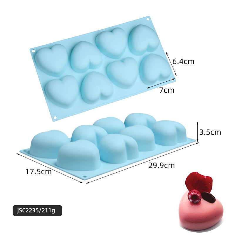 Silikónová forma na mousse tortu – obdĺžnikový tvar, na pečenie, prispôsobiteľná OEM/ODM