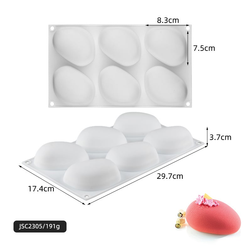 Silikónová forma na mousse tortu – obdĺžnikový tvar, na pečenie, prispôsobiteľná OEM/ODM