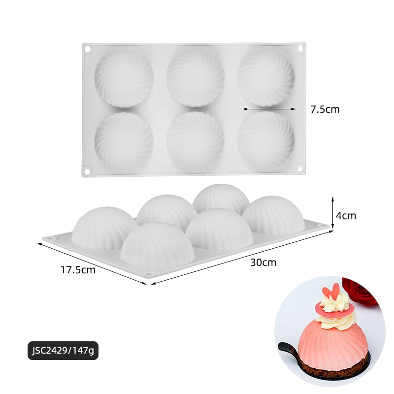 Silikónová forma na mousse tortu – obdĺžnikový tvar, na pečenie, prispôsobiteľná OEM/ODM