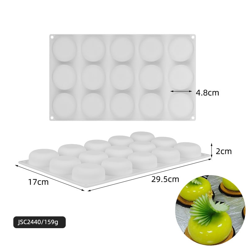 Silikónová forma na mousse tortu – obdĺžnikový tvar, na pečenie, prispôsobiteľná OEM/ODM