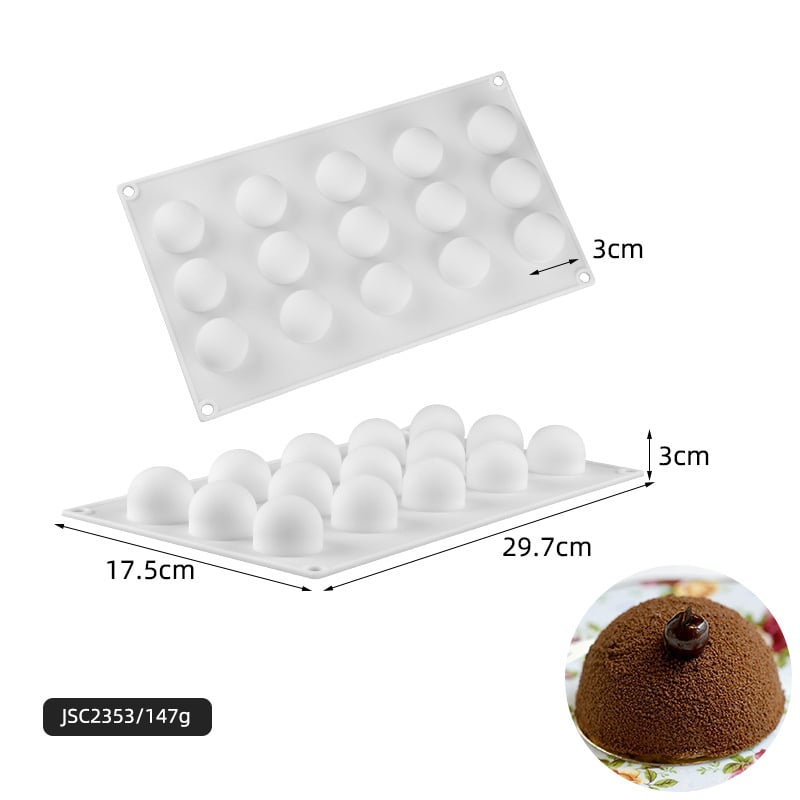 Silikónová forma na mousse tortu – obdĺžnikový tvar, na pečenie, prispôsobiteľná OEM/ODM