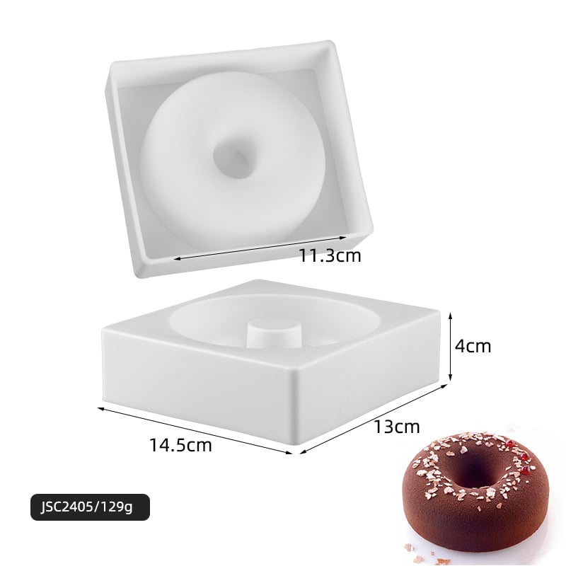 Silikónová forma na mousse tortu – obdĺžnikový tvar, na pečenie, prispôsobiteľná OEM/ODM