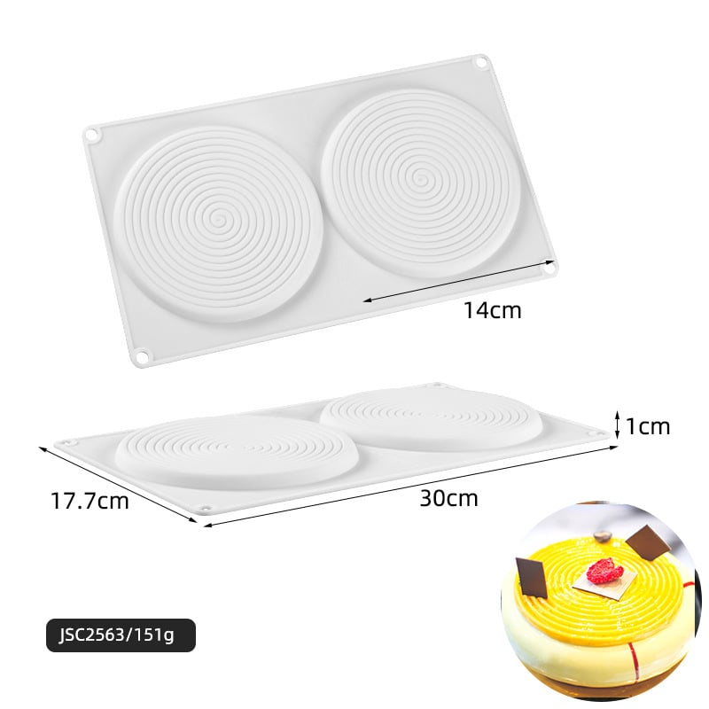 Silikónová forma na mousse tortu – obdĺžnikový tvar, na pečenie, prispôsobiteľná OEM/ODM