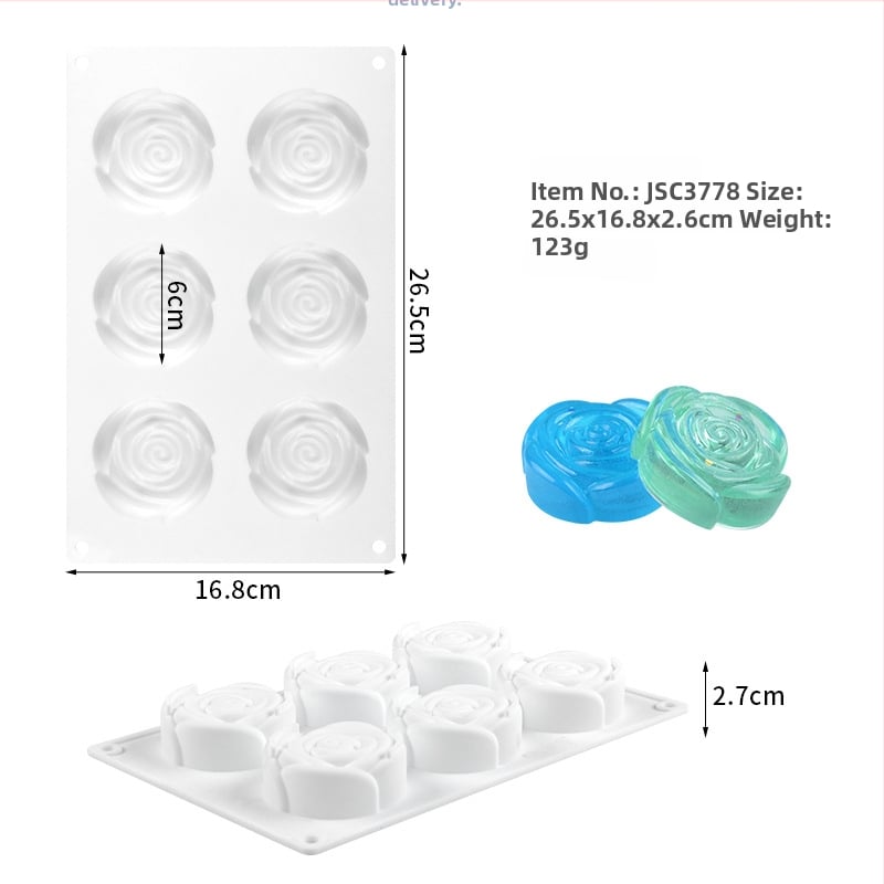 Silikónová forma na mousse tortu – obdĺžnikový tvar, na pečenie, prispôsobiteľná OEM/ODM