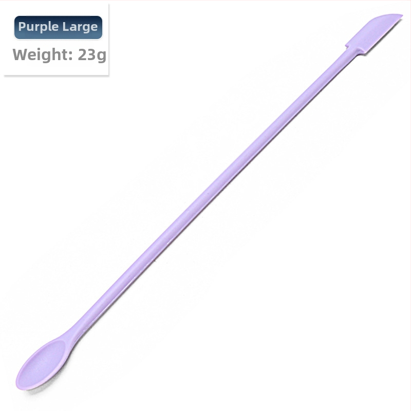 Mini silikónový set špachtiel na pečenie s ostrými špičkami, obsahuje špachtľu na fľašu a lyžičku na džem, 3 kusy — silikón, Kenna, 2018