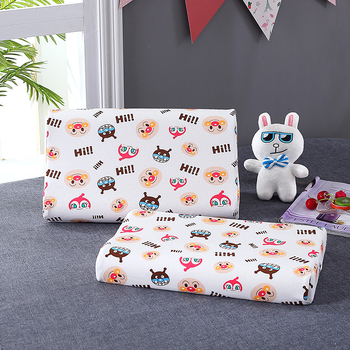 Detský vankúš - prírodný latexový jadro, bavlnená látka, obdĺžnikový tvar, všetky ročné obdobia, bezpečnostná trieda A