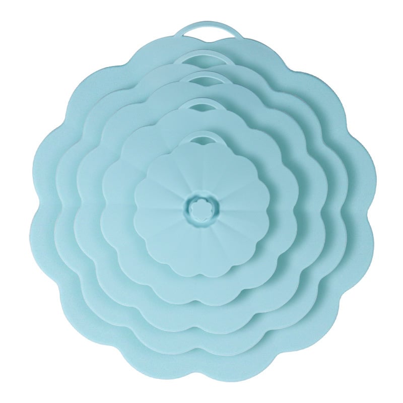 SHY Silikónové krytky čerstvosti, 5-dielna súprava, Silikónové veko s vákuovým uzáverom, moderný minimalistický štýl