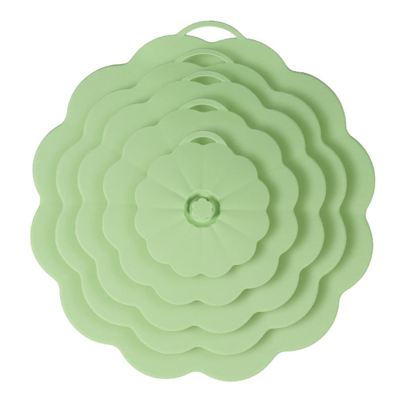 SHY Silikónové krytky čerstvosti, 5-dielna súprava, Silikónové veko s vákuovým uzáverom, moderný minimalistický štýl