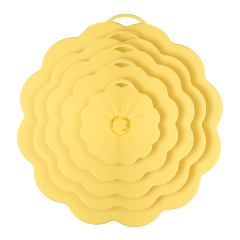 SHY Silikónové krytky čerstvosti, 5-dielna súprava, Silikónové veko s vákuovým uzáverom, moderný minimalistický štýl