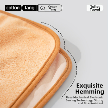 Detský bryndák a uterák na tvár, cartoon vzor, nepremokavý a odolný voči špine, korálový flis, polyester