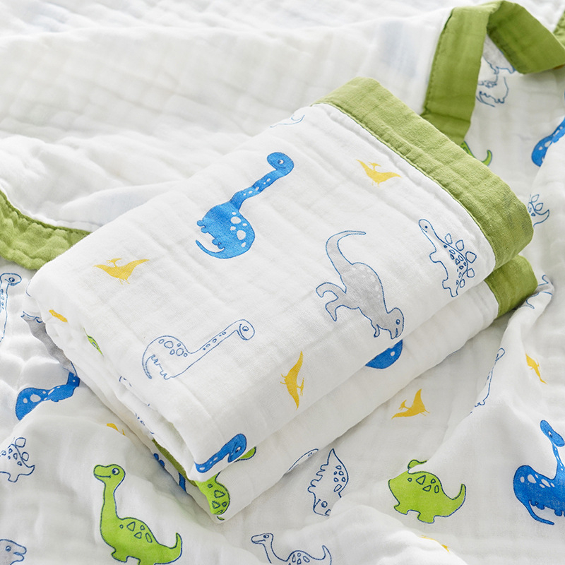 Osuška na kúpanie pre bábätká — 100% bavlna, savá, 300–400 g, výrobný proces: lemovanie, potlač, hladká väzba, Cotton xiaobao