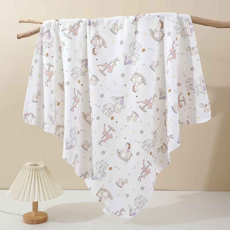 Meijia Bell Bavlnená zavinovačka pre novorodencov, na všetky ročné obdobia