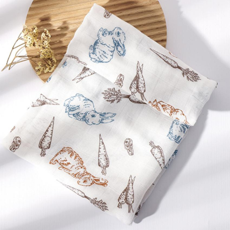 Zabalovacia osuška z bambusového vlákna pre novorodencov – ročné obdobia: jar, leto, jeseň; vzory: zvieratá, jednofarebná, kreslené postavičky, písmená