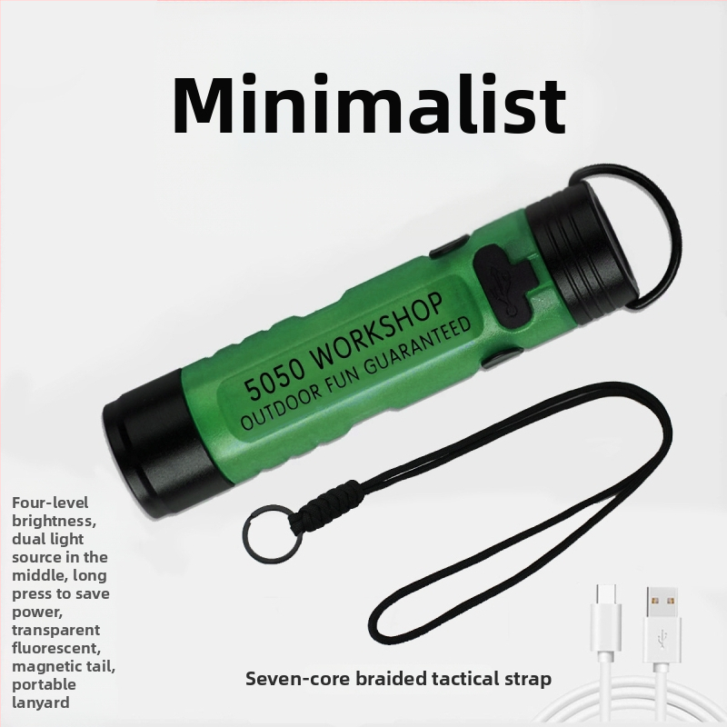 LED kapsová lampa na čiapku, telo z hliníkovej zliatiny + PC, 8W, nabíjateľná, dosah lúča 100–200 m