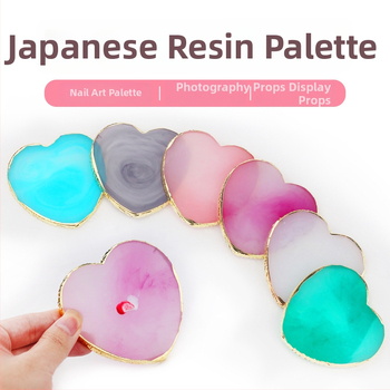 Predvádzacia doska na nechtový dizajn, paleta tvaru srdca, 50 g, Emperor mei