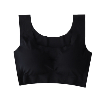 Szőrés nélküli, vezeték nélküli push-up sportmelltartó mellény-stílusban, formázott kosarakkal; külső anyag nylon 70–80%, bélés elasztán 25%, acélgyűrű nélkül