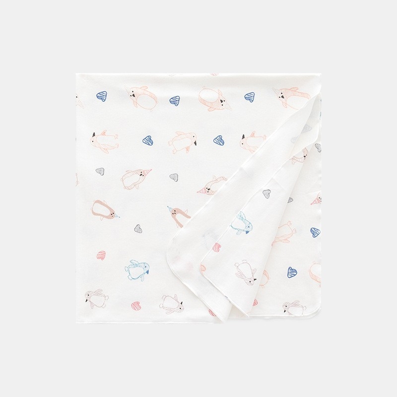 Deka objatí pre novorodencov — 100% bavlna, 0–12 mesiacov, vzory: zvieratá, karikatúry, kvety, Značka: Jessen Cotton