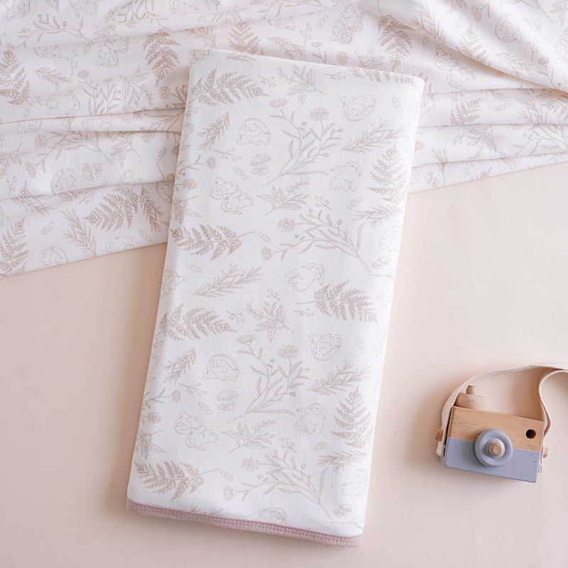 Mien Bear Zavinovačka z 100% bavlny pre novorodencov, vzor zvierat a prúžky, celoročné použitie, bezpečnostná trieda A