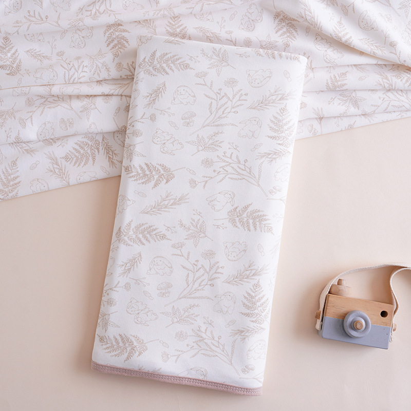 Mien Bear Zavinovačka z 100% bavlny pre novorodencov, vzor zvierat a prúžky, celoročné použitie, bezpečnostná trieda A