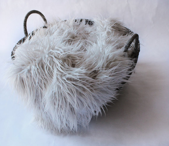 Изкуствено пухено одеяло за фотосесия на бебета, серия Photo Fur Blanket; тегло 140; подходящо за деца 0–2 години; сезон пролет-есен; дизайн Европейско-Американски