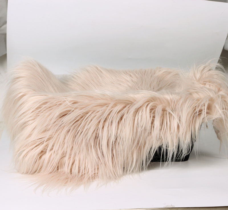 Изкуствено пухено одеяло за фотосесия на бебета, серия Photo Fur Blanket; тегло 140; подходящо за деца 0–2 години; сезон пролет-есен; дизайн Европейско-Американски