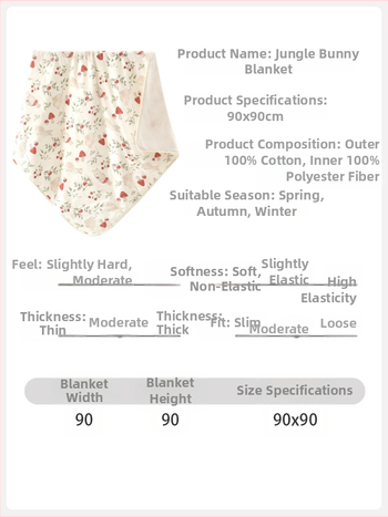 Detská deka z bavlny, výplň polyesters bavlna, vhodná na jar, jeseň a zimu; pre dojčatá a malé deti (80–100 cm); vzory: zvieratá, kreslené postavičky, Avatar, písmená, kvety, bodky