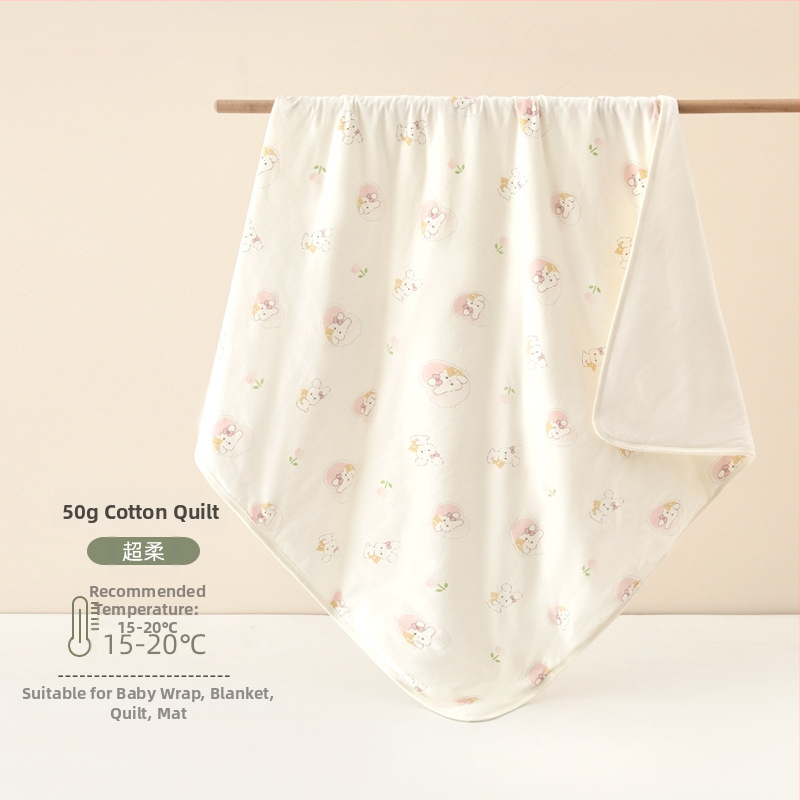 Detská deka z bavlny, výplň polyesters bavlna, vhodná na jar, jeseň a zimu; pre dojčatá a malé deti (80–100 cm); vzory: zvieratá, kreslené postavičky, Avatar, písmená, kvety, bodky