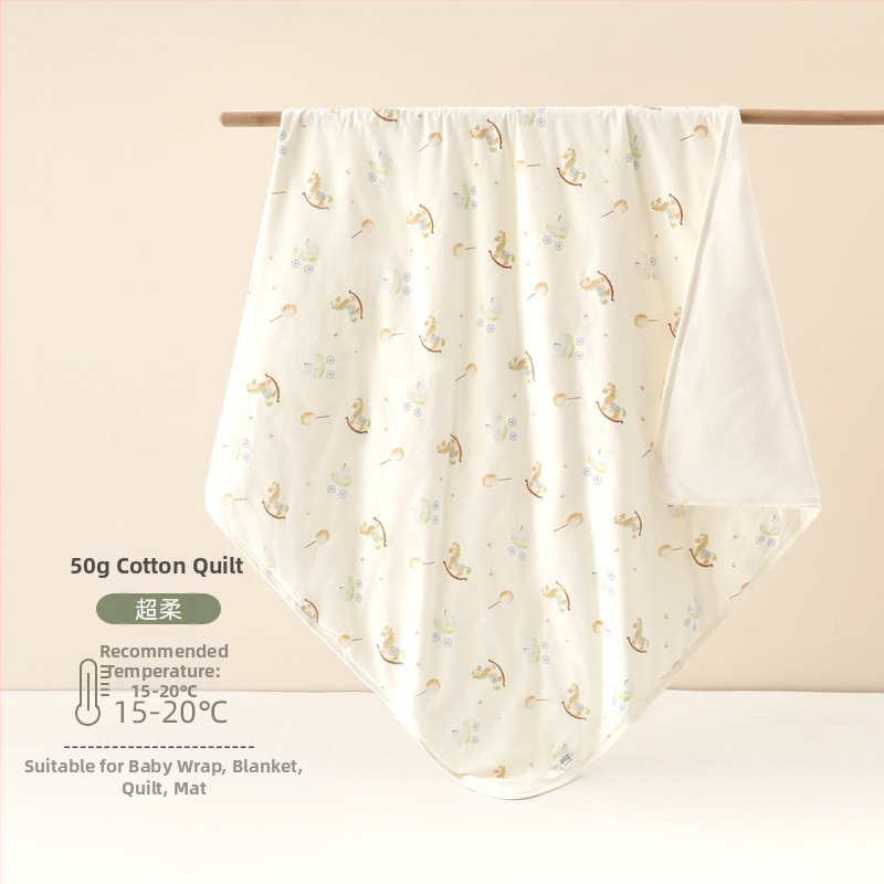 Detská deka z bavlny, výplň polyesters bavlna, vhodná na jar, jeseň a zimu; pre dojčatá a malé deti (80–100 cm); vzory: zvieratá, kreslené postavičky, Avatar, písmená, kvety, bodky