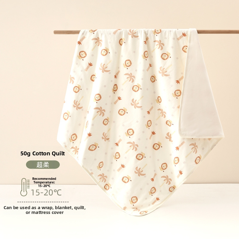 Detská deka z bavlny, výplň polyesters bavlna, vhodná na jar, jeseň a zimu; pre dojčatá a malé deti (80–100 cm); vzory: zvieratá, kreslené postavičky, Avatar, písmená, kvety, bodky