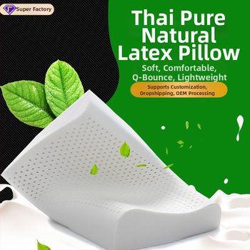 BaoShiKang Prírodný latexový vankúš, obdĺžnikový tvar, 1–2 kg, obsah latexu >90%