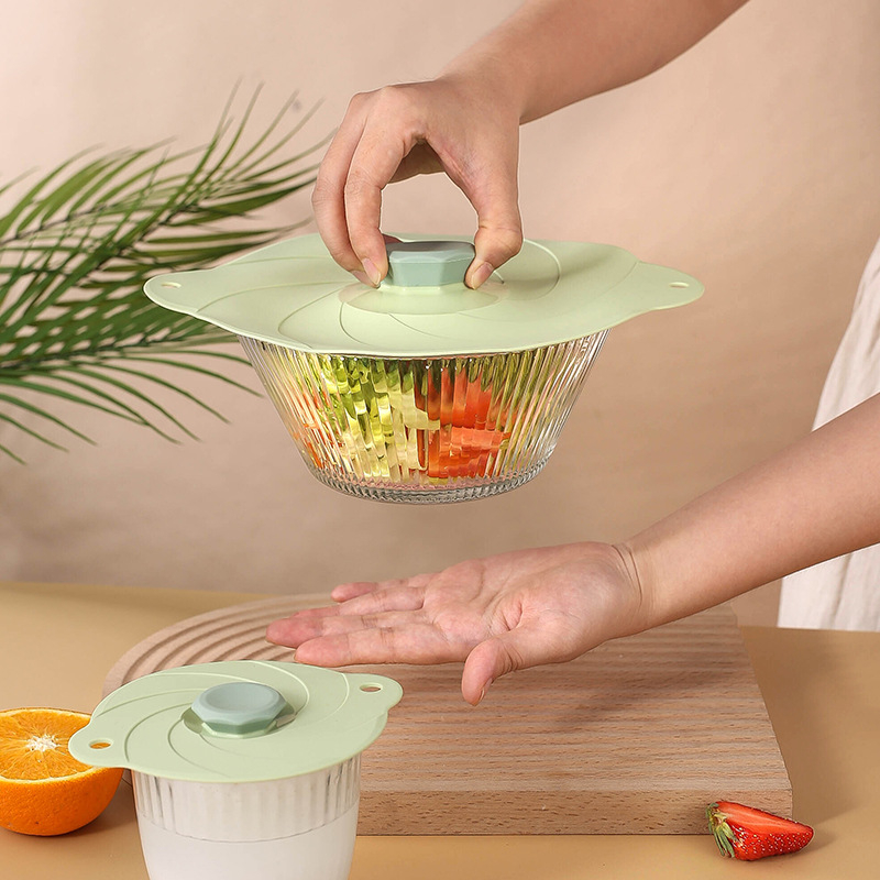 Univerzalni zatvarač za zdjele, šalice i kutije za ručak – Kvaliteta hrane, otporan na mikrovalnu, otporan na visoke temperature, protiv prskanja