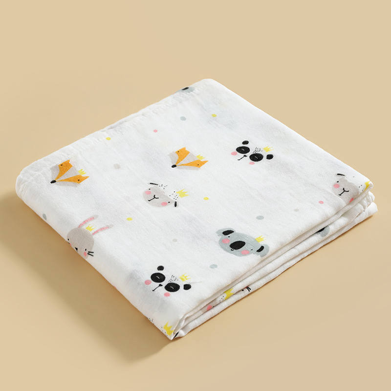 Zavinovacia osuška z bambusových vlákien (74% bambus, 26% bavlna), leto, pre dojčatá a malé deti, vzory: zvieratá, kreslené postavičky, kvety