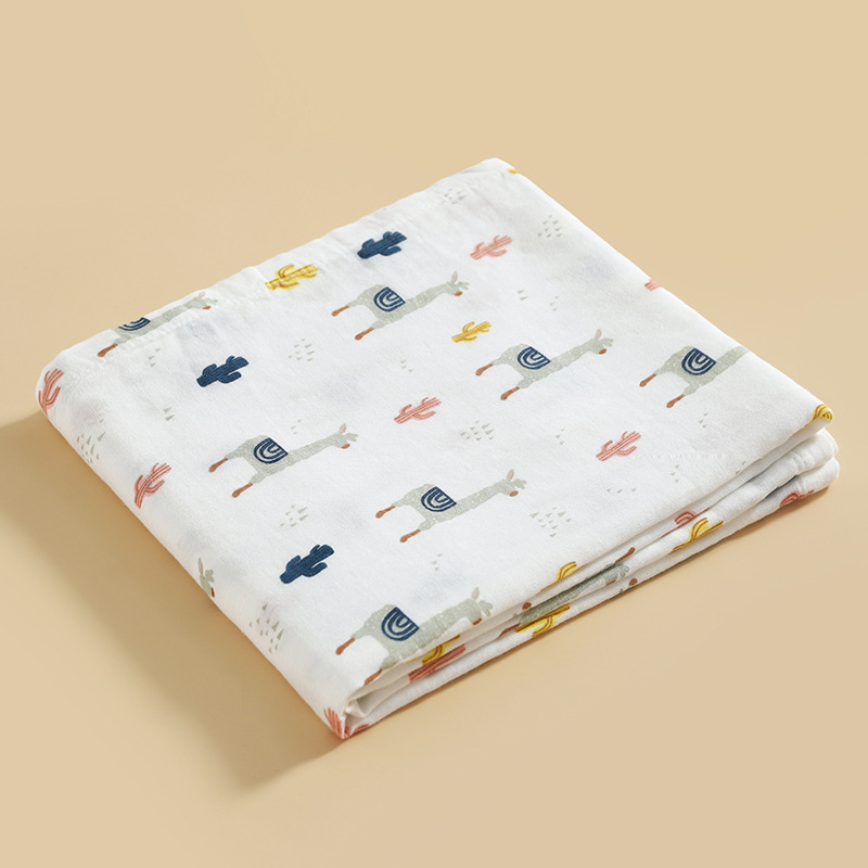 Zavinovacia osuška z bambusových vlákien (74% bambus, 26% bavlna), leto, pre dojčatá a malé deti, vzory: zvieratá, kreslené postavičky, kvety