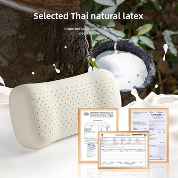 Prenosný vankúš z prírodného latexu na cestovanie, obsah latexu 80–90%, výška jadra 10–15 cm, jednostranný fleece materiál, dostupná personalizácia