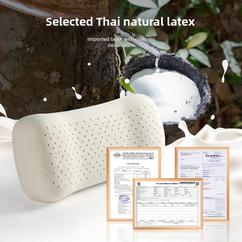 Prenosný vankúš z prírodného latexu na cestovanie, obsah latexu 80–90%, výška jadra 10–15 cm, jednostranný fleece materiál, dostupná personalizácia