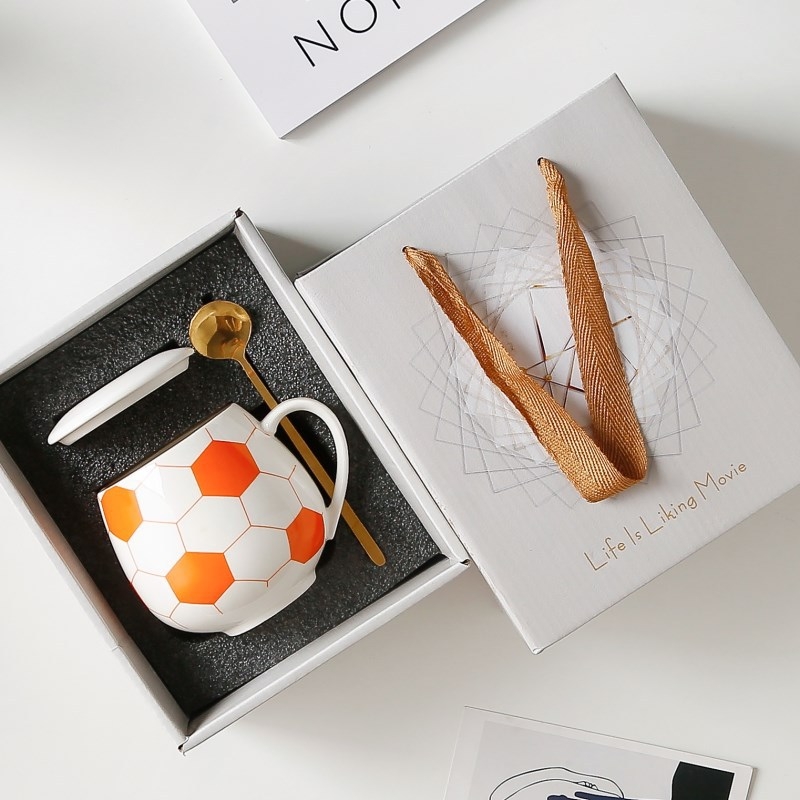 Κεραμική κούπα με θέμα το ποδόσφαιρο – Παγκόσμιο Κύπελλο, μάρκα Yishuangpin, στυλ Soccer Cup, κωδικός προϊόντος 1101