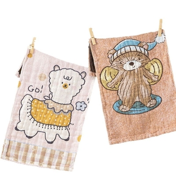 Бебешка памучна хавлия, жакардова тъкан, 50-80 г, марка Slanting Moon and Three Stars