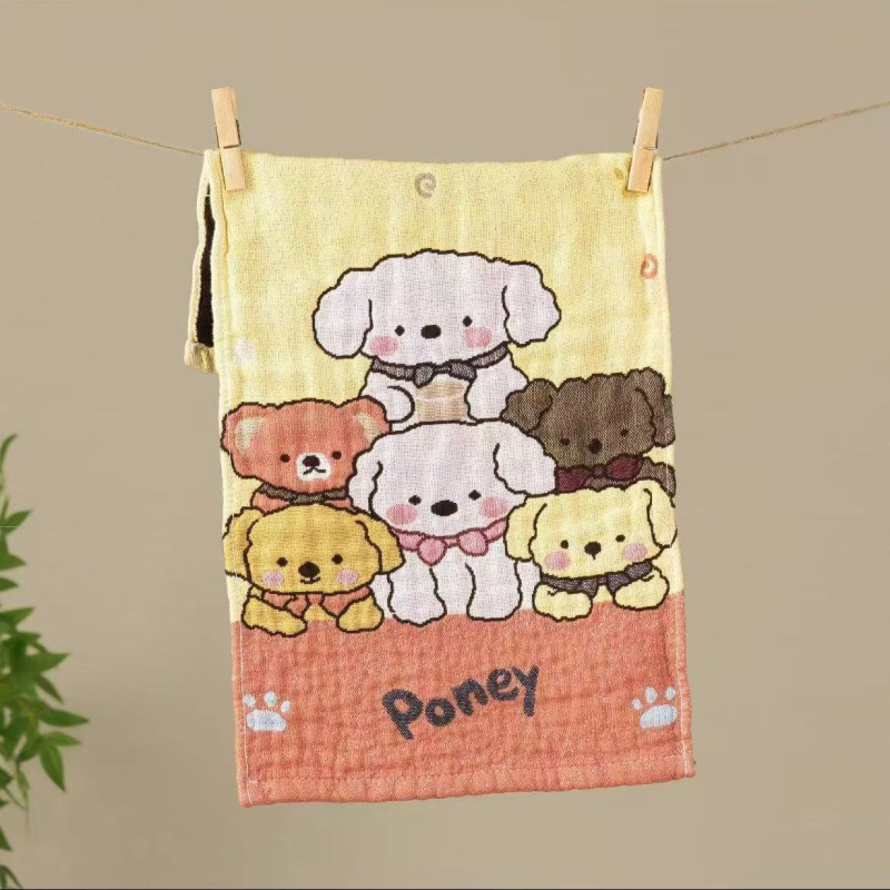 Βρεφική πετσέτα από βαμβάκι, ζακάρ ύφανση, 50-80 g, μάρκα Slanting Moon and Three Stars