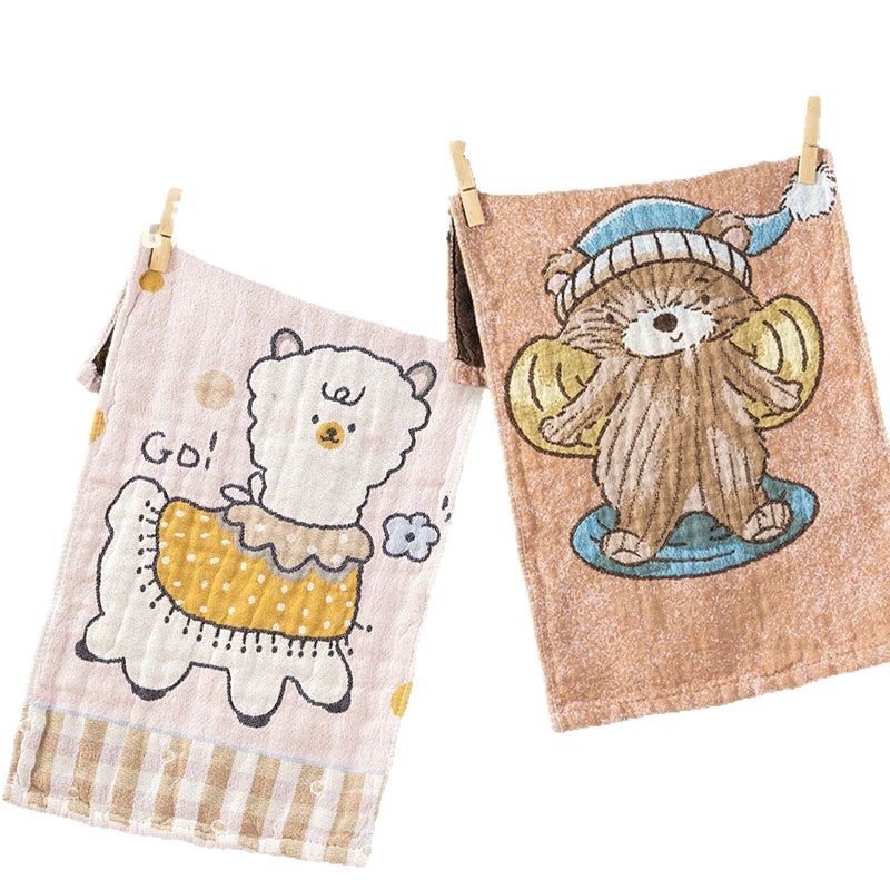 Βρεφική πετσέτα από βαμβάκι, ζακάρ ύφανση, 50-80 g, μάρκα Slanting Moon and Three Stars