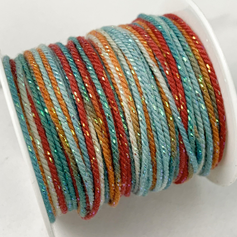 DIY doplnky: ručne tkané vlákno lano na náramky (jar 2025)