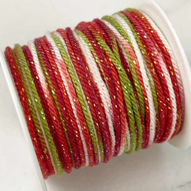 DIY doplnky: ručne tkané vlákno lano na náramky (jar 2025)