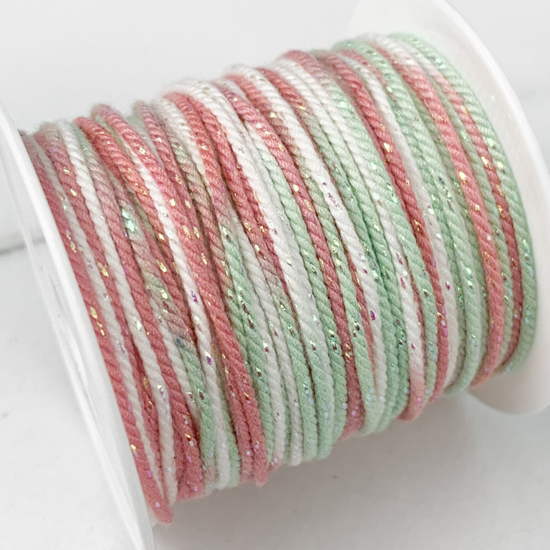 DIY doplnky: ručne tkané vlákno lano na náramky (jar 2025)