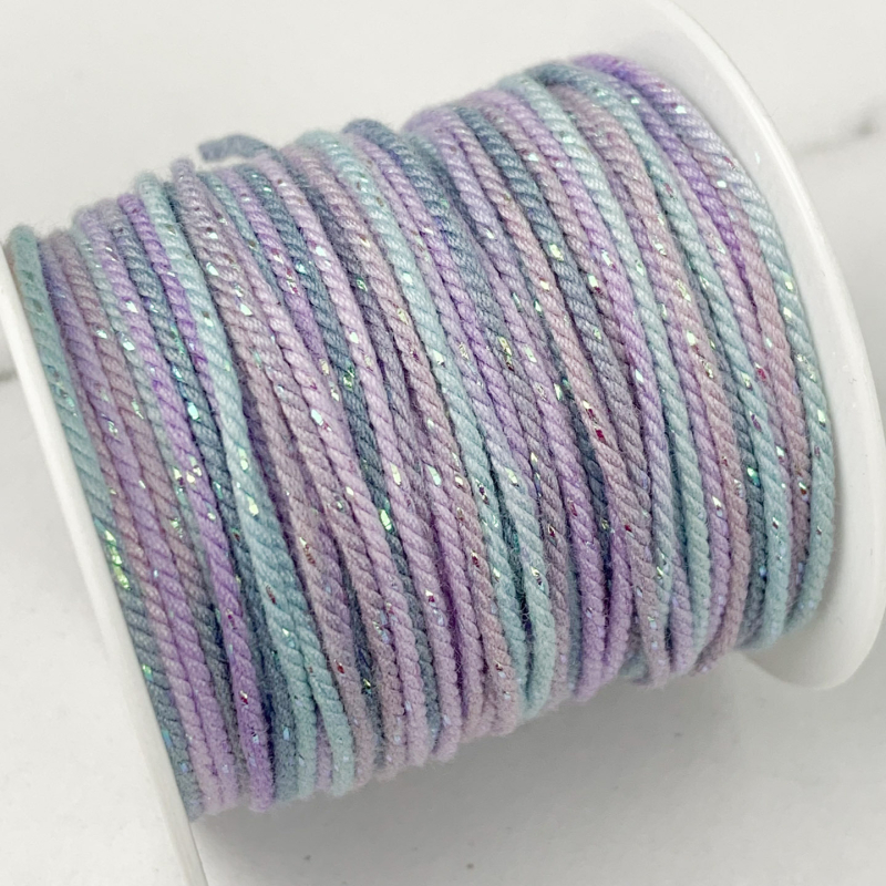 DIY doplnky: ručne tkané vlákno lano na náramky (jar 2025)