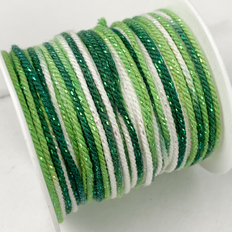 DIY doplnky: ručne tkané vlákno lano na náramky (jar 2025)