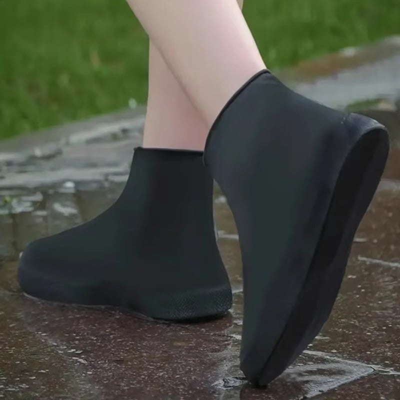 Návleky na topánky, opakovane použiteľné, vodeodolné, protišmykové, zo silikónu, unisex