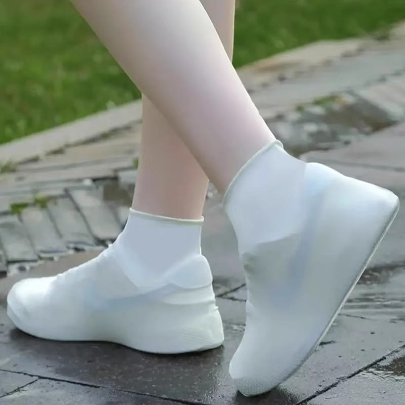 Návleky na topánky, opakovane použiteľné, vodeodolné, protišmykové, zo silikónu, unisex